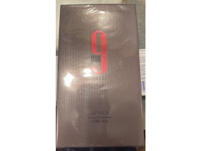 Afnan Eau De Parfum, 9 PM Rebel, 3.4 fl oz/100 mL