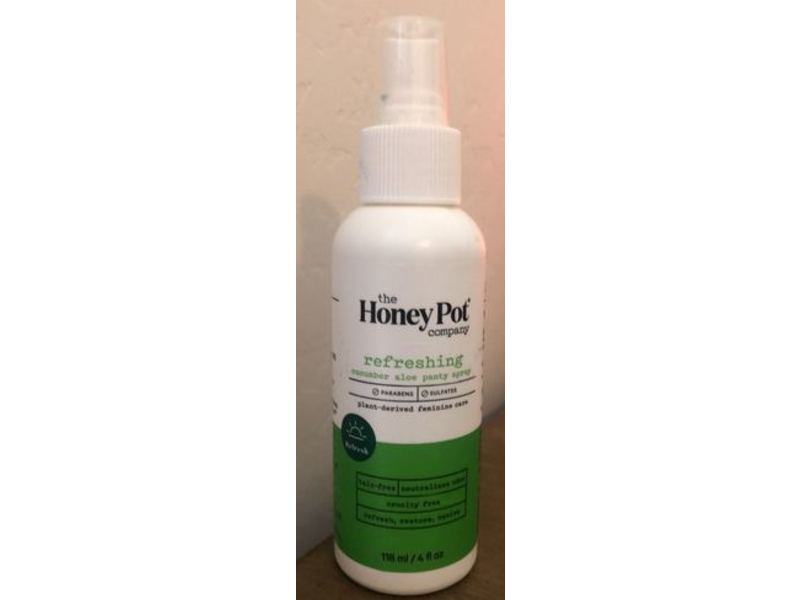 The Honey Pot Cucumber Aloe Panty Spray, Refreshing, 4 fl oz/118 mL