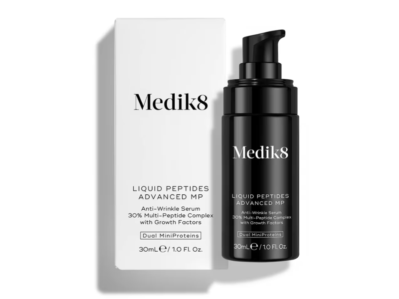 Medik8 Liquid Peptides Advanced MP Anti-Wrinkle Serum, Dual Mini Proteins, 1 fl oz/30 mL