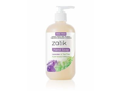 Zatik Hand Soap, Lavender & Tea Tree, 12 fl oz/355 mL