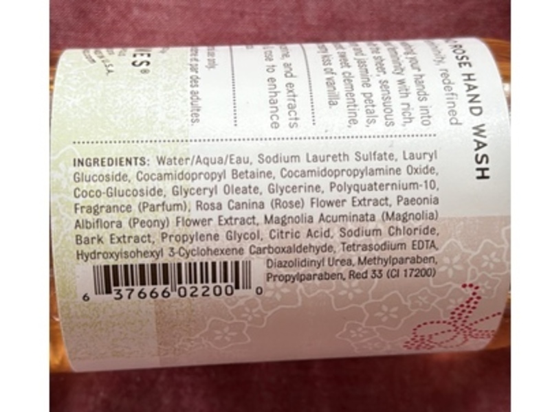 Thymes Hand Wash, Kimono Rose, 8.25 fl oz/240 mL