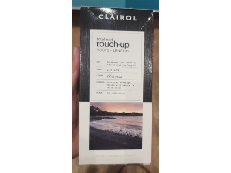 Clairol Total Root Touch-Up, 2 Black Hawaii, 1 Application