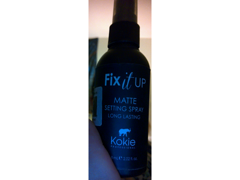 Kokie Fix It Up Matte Setting Spray, Long Lasting, 2.02 fl oz/59.8 mL