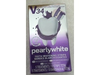 Pearly White V34 Teeth Whitening Strips, 10 Count - thumbnail 2