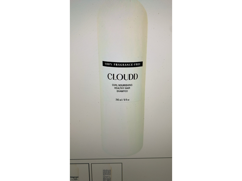 Cloudd Curl Nourishing Healthy Hair Shampoo, 8 oz/240 mL