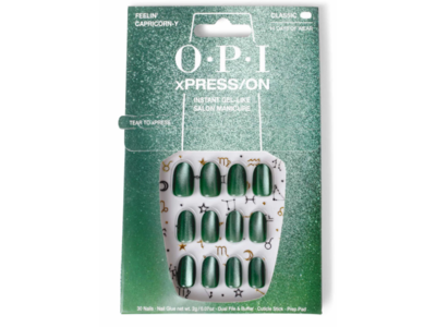 O.P.I Xpression Instant Gel-Like Salon Manicure, Feelin Capricorn-Y, 0.07 oz/2 g, 30 Count