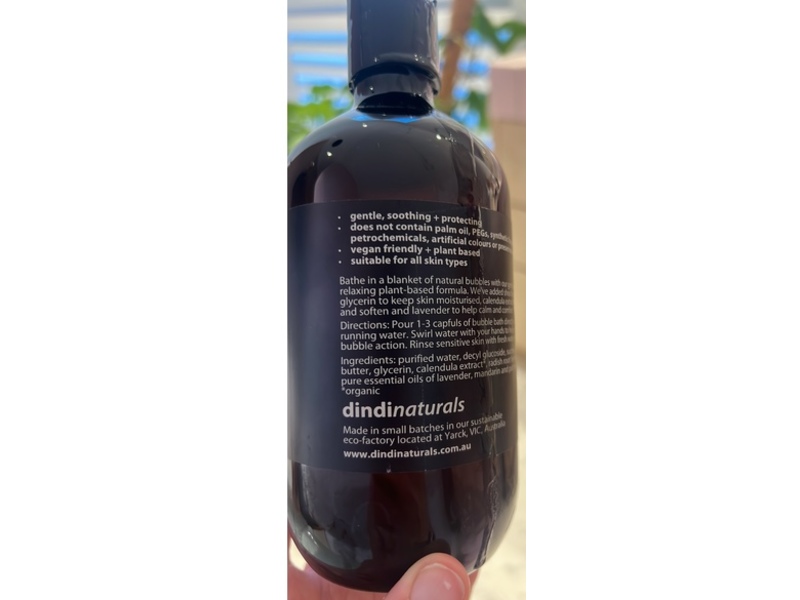 Dindinaturals Bubble Bath, Relaxing, 500 mL