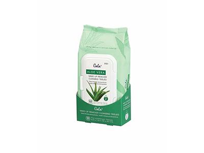Cala Make-Up Remover Cleansing Tissues, Aloe Vera, 60 Count