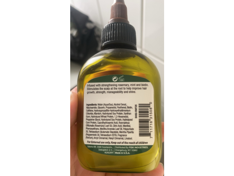 Difeel Rosemary & Mint Root Stimulator, 2.5 fl oz/75 mL