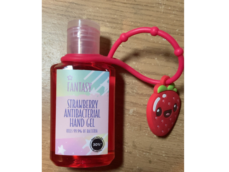 Fantasy Antibacterial Hand Gel, Strawberry, 60 mL