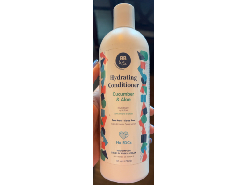 BB&CO Hydrating Conditioner, Cucumber & Aloe, 16 fl oz/473 mL