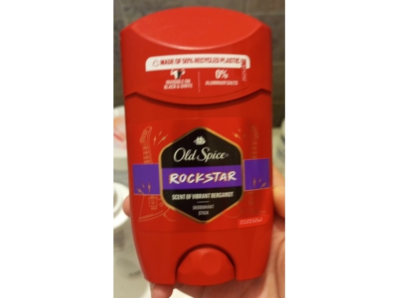 Old Spice Rockstar Deodorant Stick, Vibrant Bergamot, 50 mL