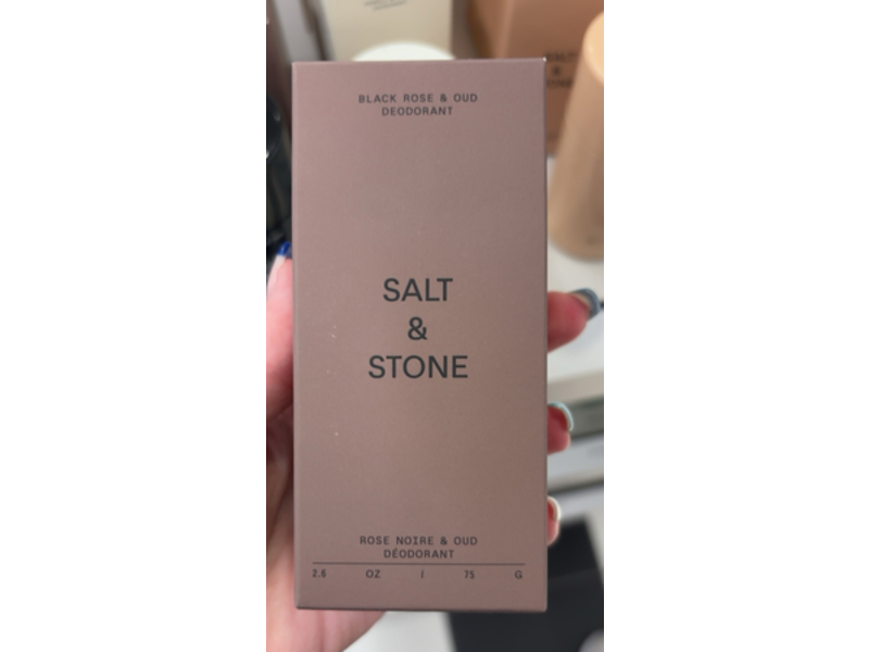 Salt & Stone Deodorant, Rose Noire, 2.6 fl oz/75 g