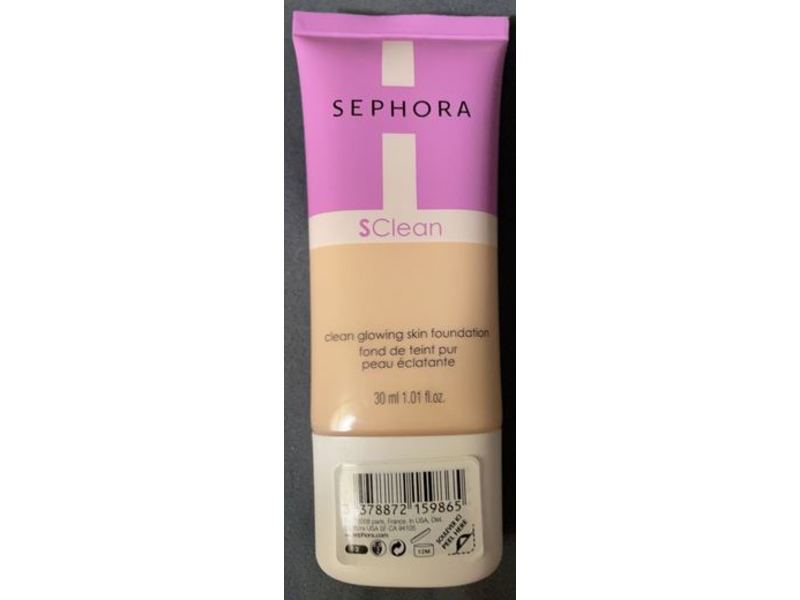 Sephora S Clean Glowing Skin Foundation, 3, 1.01 fl oz/30 mL