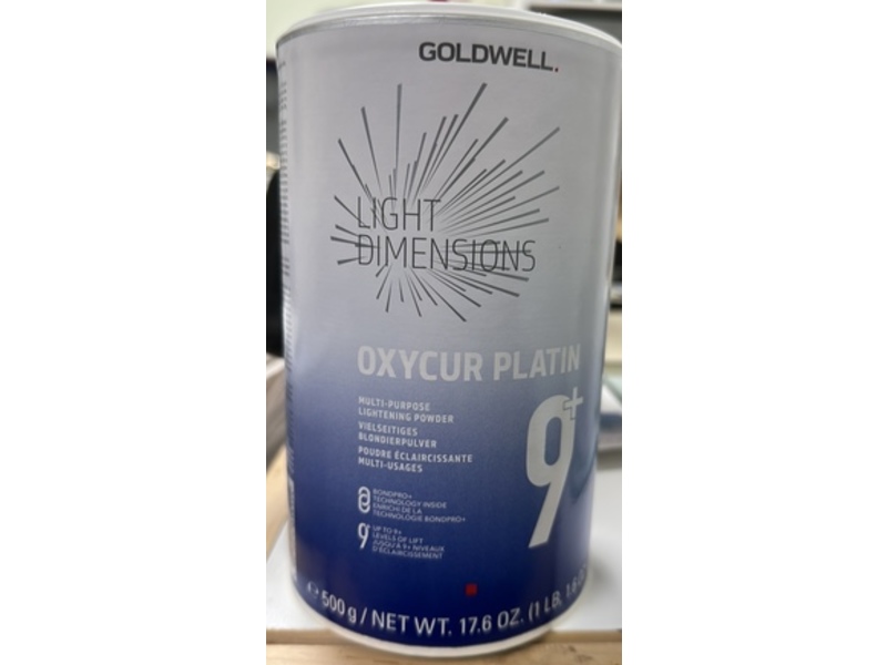 Goldwell Light Dimensions Oxycur Platin Lightening Powder, 17.6 oz/500 g