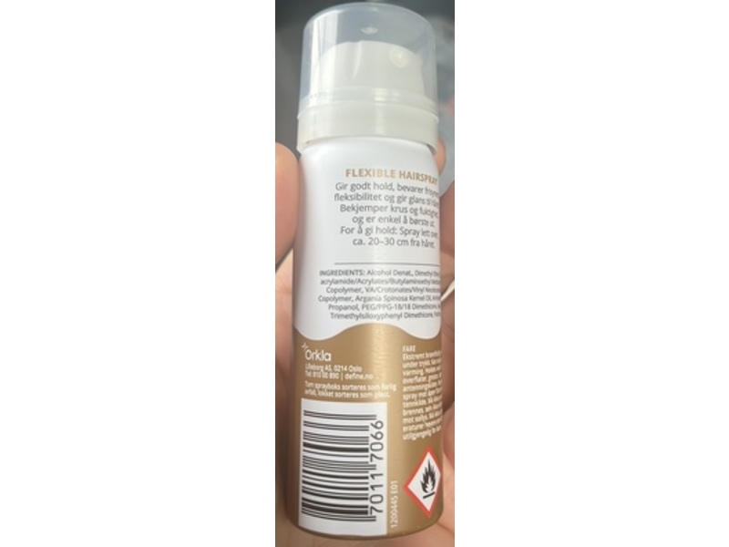 Define Flexible Hairspray, Medium Hold, 50 mL