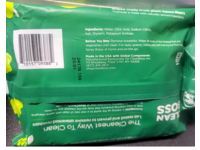 Clean Boss Eat Cleaner All Natural Fruit & Veggie Wipes, 32 Count, 2 Pack - Image 4