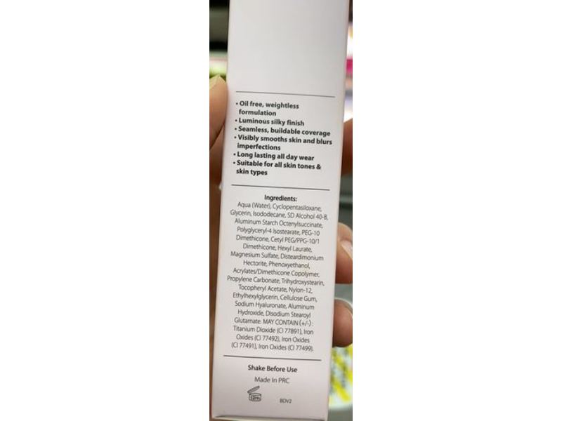 Thin Lizzy Airbrushed Silk Foundation, Minx, 0.95 fl oz/28 mL