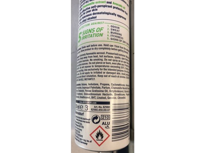 Nivea Men 48H Anti-Perspirant, Quick Dry, Sensitive Protect, 150 ml