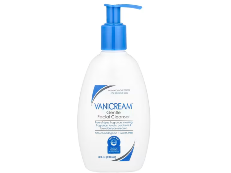 Vanicream Gentle Facial Cleanser, 8 oz/237 mL