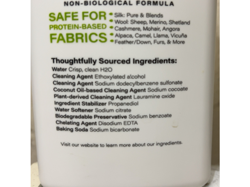 Heritage Park Silk & Wool Laundry Detergent, Fragrance Free, 64 loads, 32 fl oz/946