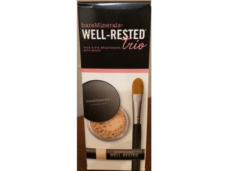 Bare Minerals well-rested Trio, SPF 20, 0.03 oz/0.75 g