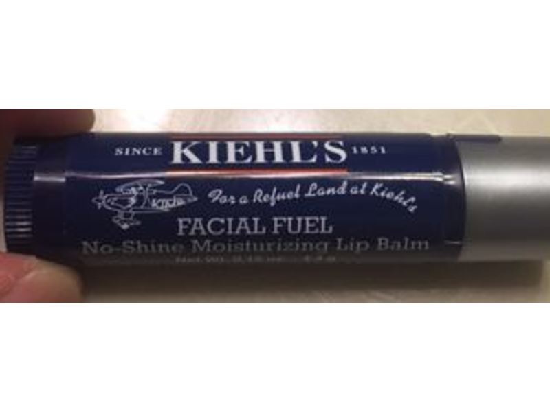 Kiehl's Since 1851 No-Shine Moisturizing Lip Balm, Facial Fuel, 0.15 oz/4.4 g
