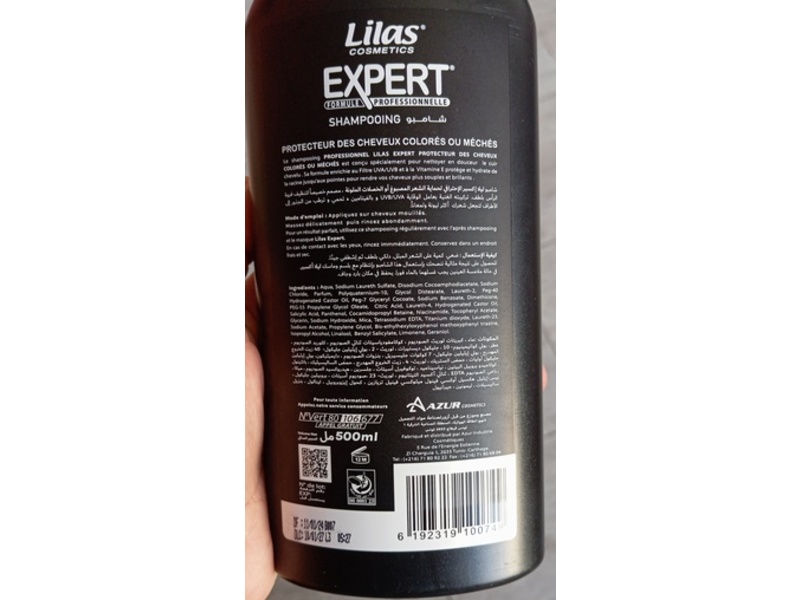 Lilas Cosmetics Expert Shampoo, Protective, 500 mL