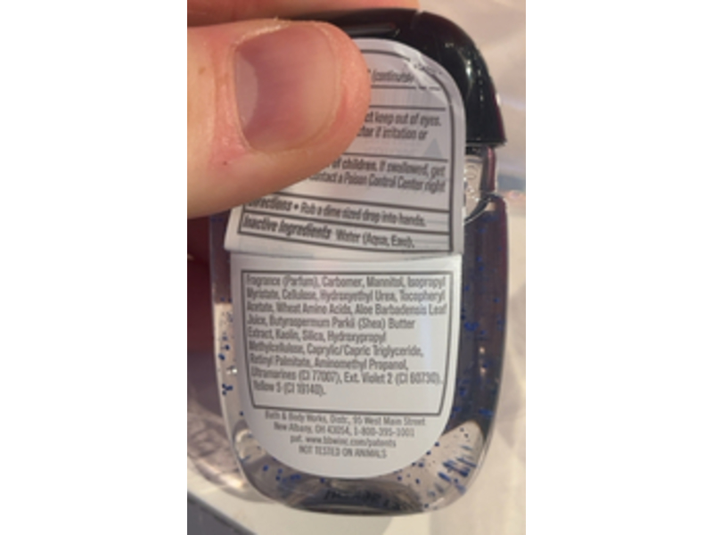 Bath & Body Works Aromatherapy Anti-Bacterial Hand Gel, Lavender + Vanilla, 1 fl oz/29 mL