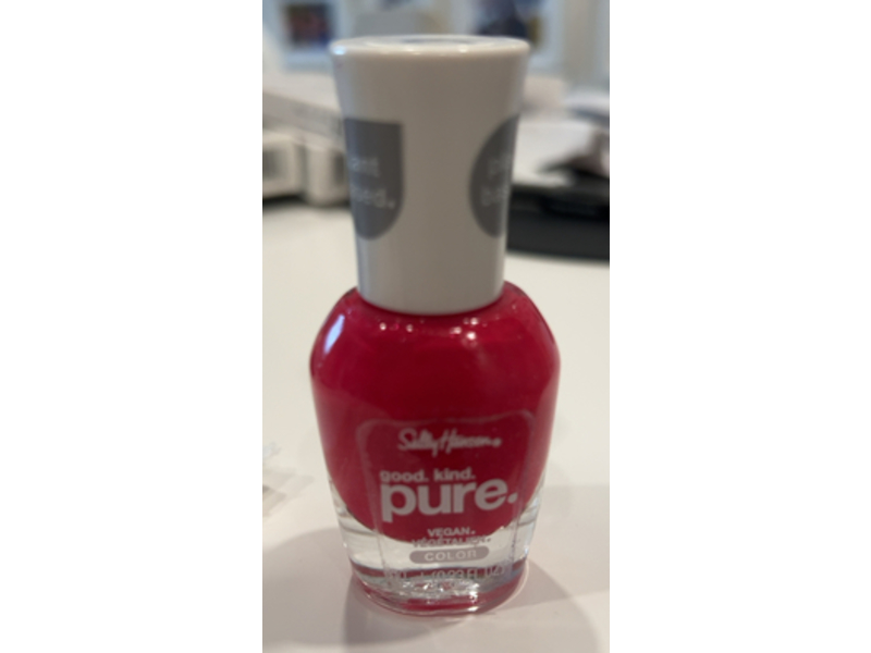 Sally Hansen Pure Vegan Nail Color, Sweet Berries, 0.33 fl oz/10 mL