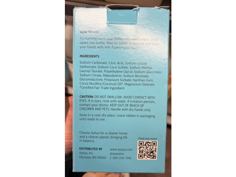 Ayeya Gratitude Foaming Hand Soap Starter Kit, 8 fl oz/237 mL