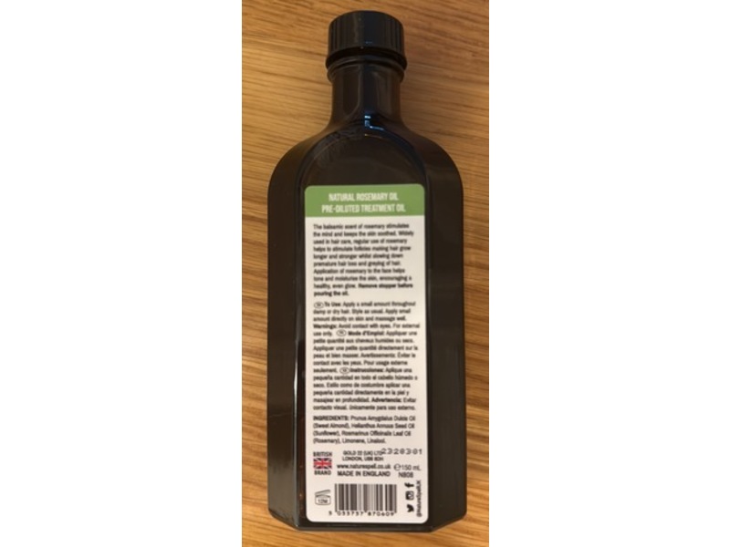Nature Spell Rosemary Oil, 5.07 fl oz/150 mL