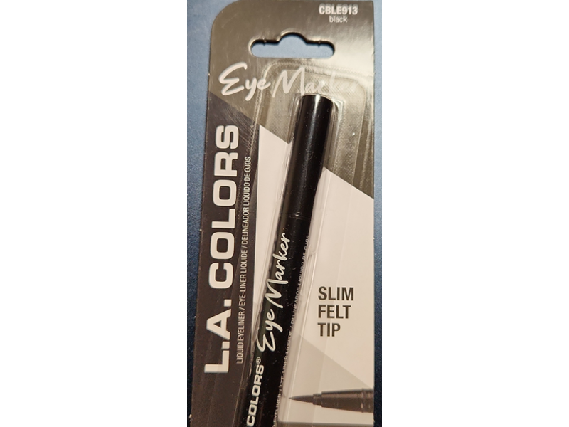 L.A. Colors Precise Eye Marker, CBLE913 Black, 0.02 fl oz/0.6 mL