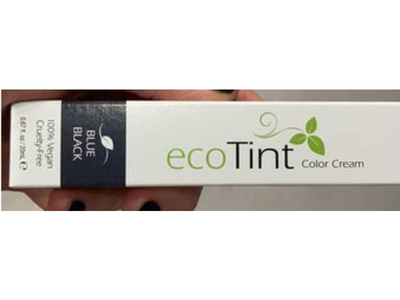 EcoTint Color Cream, Blue Black, 0.67 fl oz/20 mL