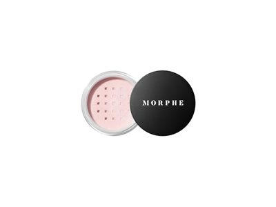Morphe Mini Bake & Set Setting Powder, Brightening Pink, 0.09 oz/2.6 g