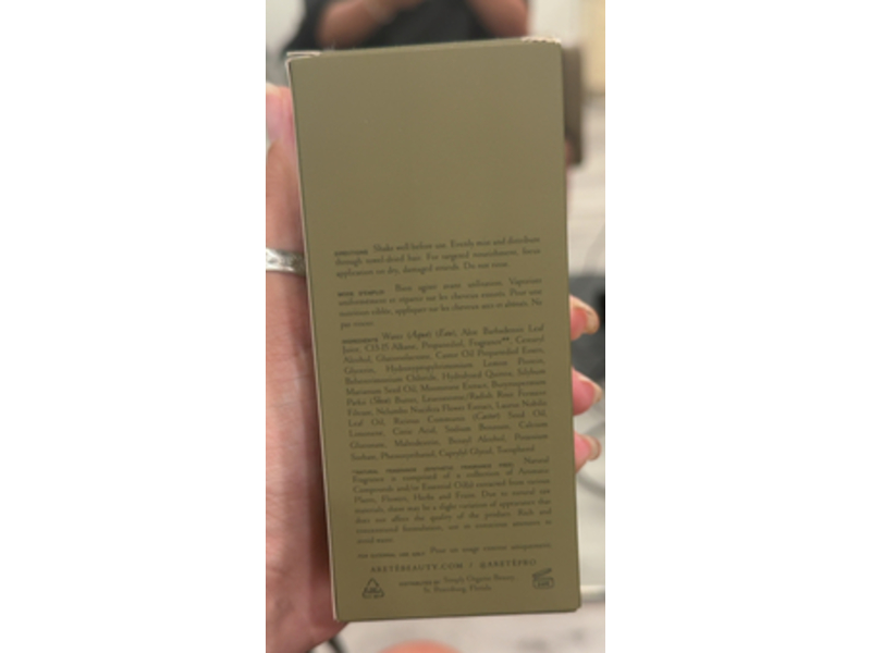 Arete Lunar Leave-In Conditioning Mist, 3.9 fl oz/115 mL