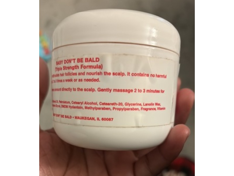 Baby Don't Bald Triple Strength Hair Grow, 4 oz