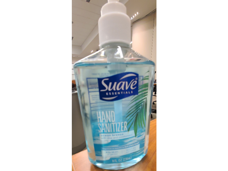 Suave Hand Sanitizer, Ocean Breeze, 8 fl oz/236 mL
