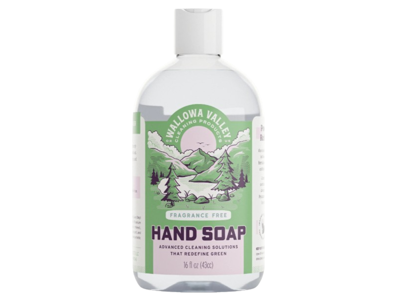 Wallowa Valley Hand Soap, Fragrance Free, 16 fl oz