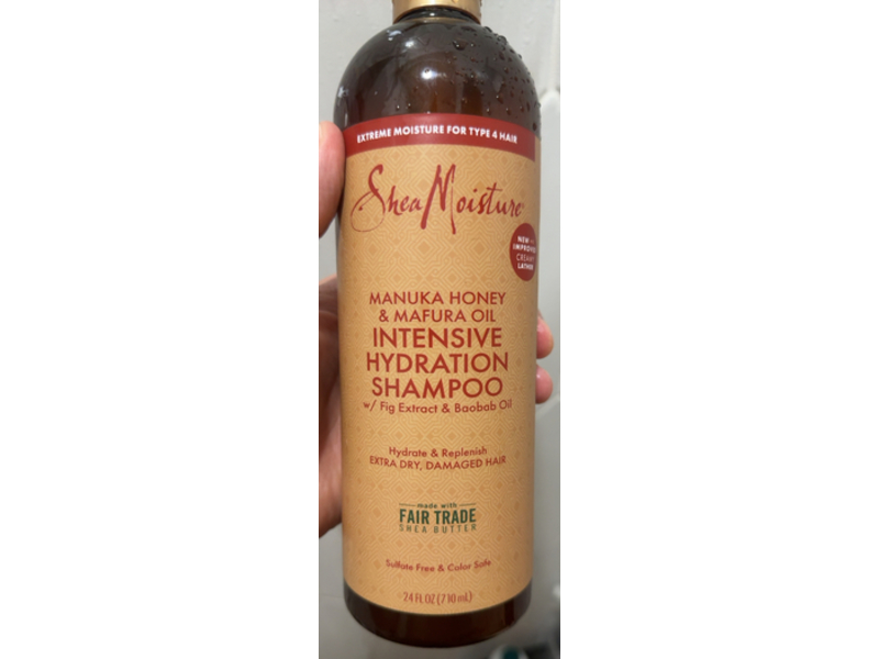 SheaMoisture Intensive Hydration Shampoo, Manuka Honey & Mafura Oil, 24 fl oz/710 mL