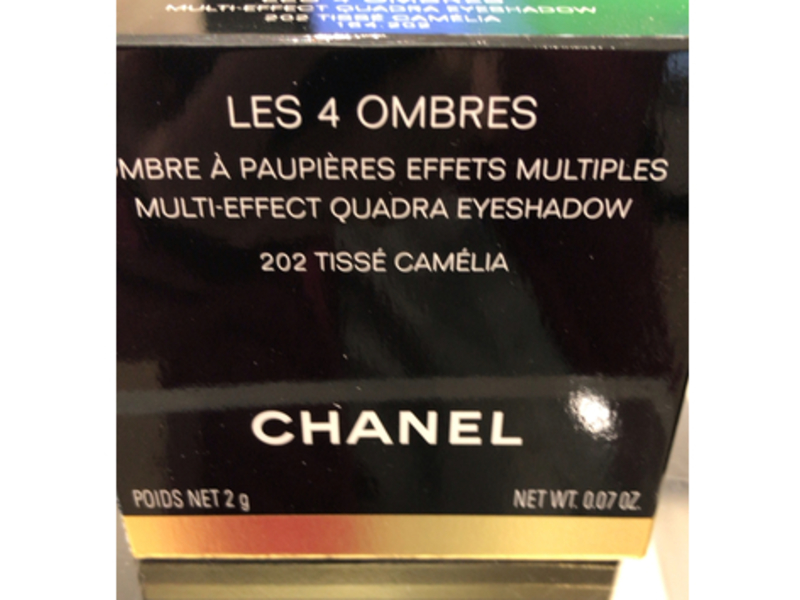 Chanel Les 4 Ombres Quadra Eyeshadow, 202 Tisse Camelia, 0.07 oz/2 g