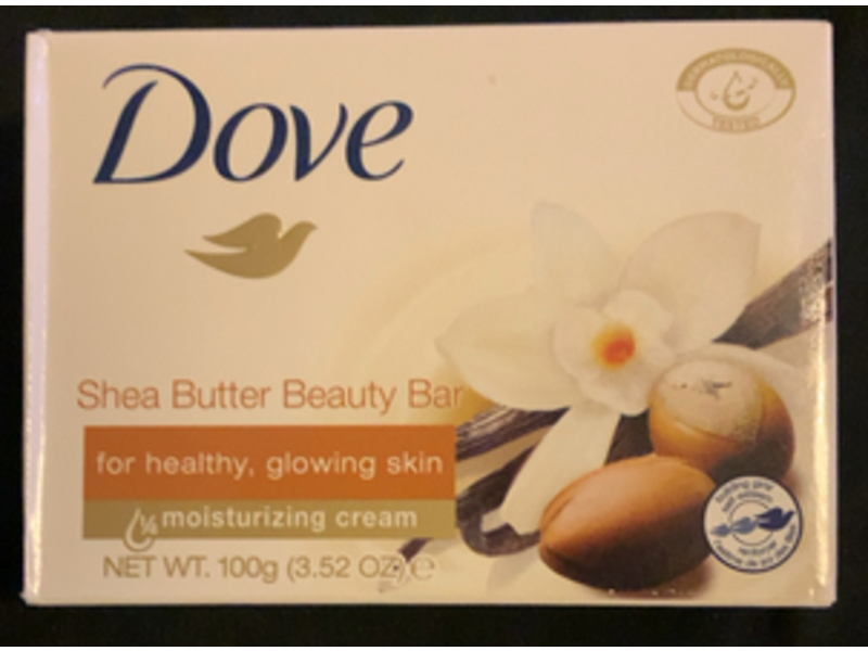 Dove Moisturizing Cream Beauty Bar Soap, Shea Butter, 3.52 oz/100 g