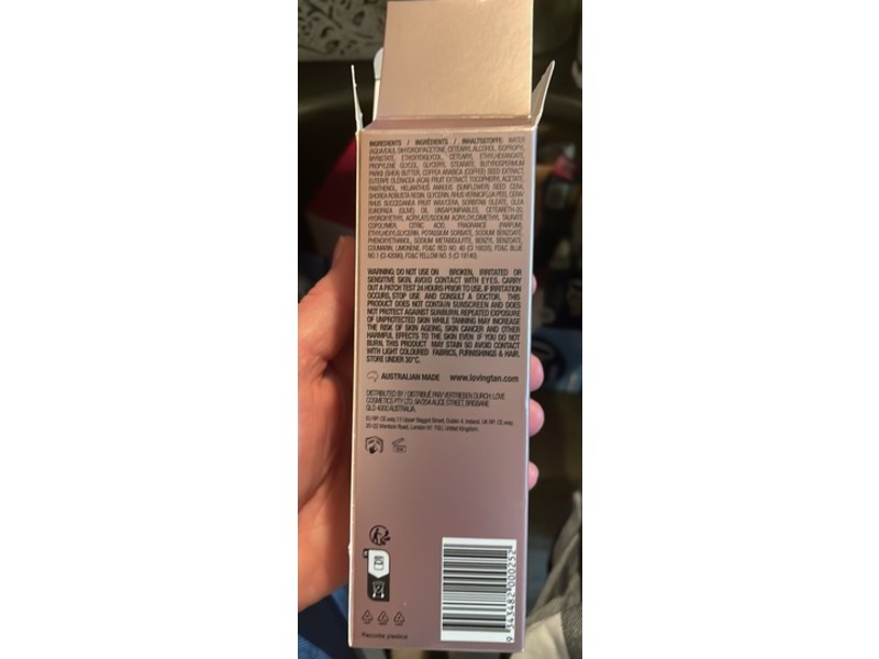 Loving Tan Express Tanning Body Lotion, Medium , 3.3 fl oz/100 mL