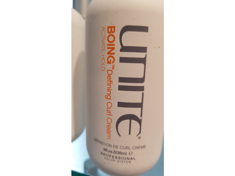 Unite Hair Boing Defining Curl Cream, 8 fl oz/236 mL
