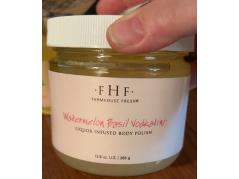 Farmhouse Fresh Body Polish, Watermelon + Basil & Vodkatini, 13.6 oz/385 g
