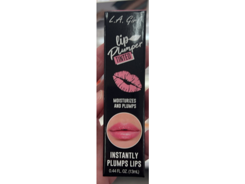 L.A. Girl Tinted Lip Plumper, Tickled, 0.44 fl oz/13 mL, Pack Of 2