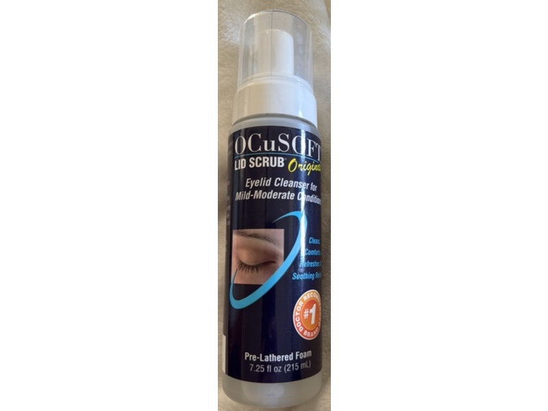 OcuSoft Lid Scrub Eyelid Cleanser, Original, 7.25 fl oz/215 mL