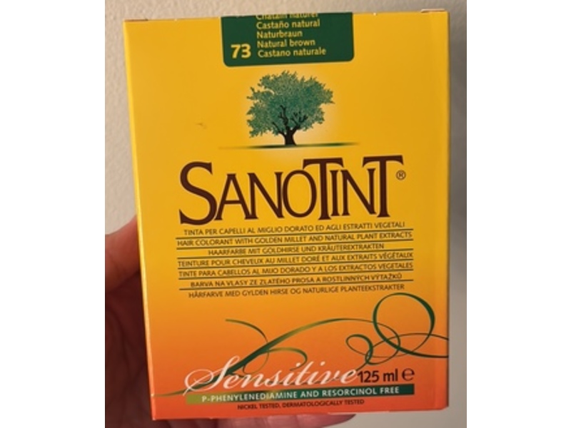 Sanotint Hair Dye, Natural Brown, 125 mL