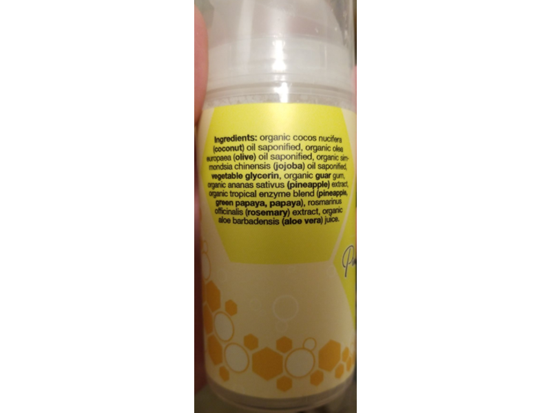 Bubble & Bee Pineapple Enzyme Facial Cleanser, 3.5 fl oz