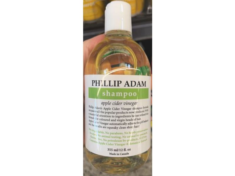 Phillip Adam Shampoo, Apple Cider Vinegar, 12 fl oz/355 mL